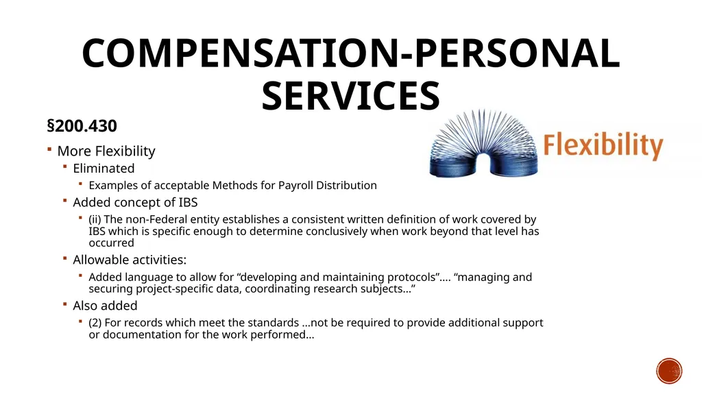 Omb Uniform guidance A DEEPER LOOK INTO THE - slide 22 of 29