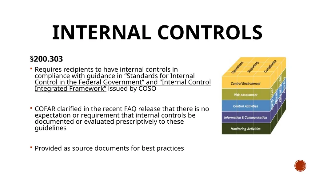 Omb Uniform guidance A DEEPER LOOK INTO THE - slide 8 of 29