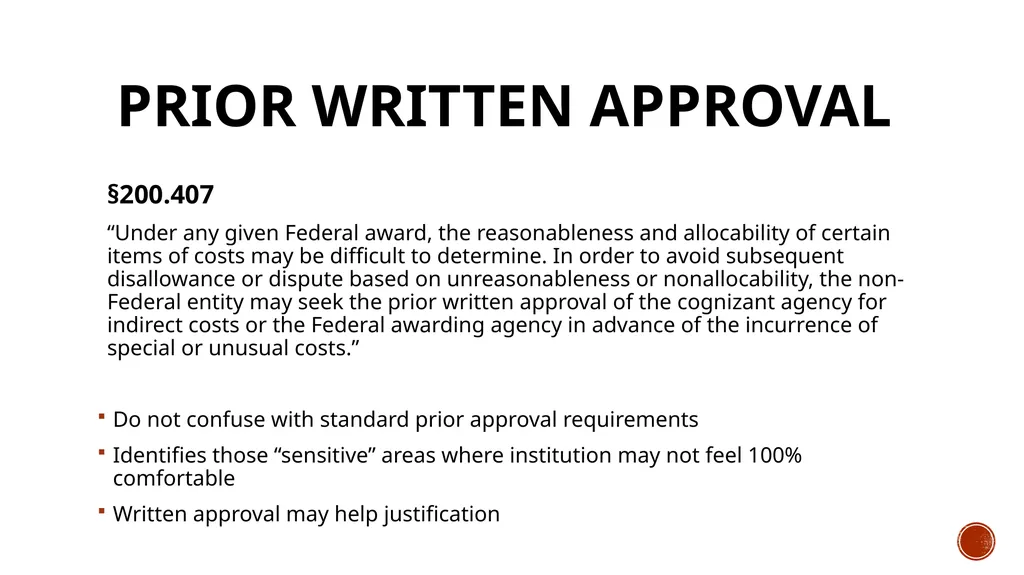 Omb Uniform guidance A DEEPER LOOK INTO THE - slide 19 of 29