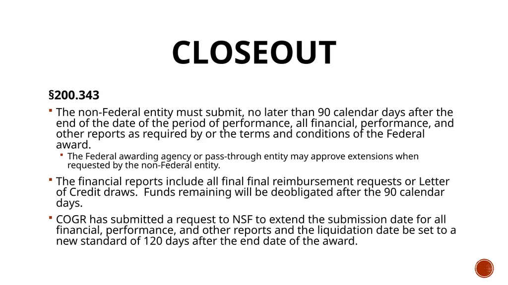 Omb Uniform guidance A DEEPER LOOK INTO THE - slide 18 of 29