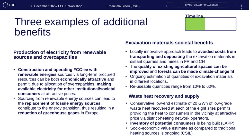 WP4 Impact & Sustainability Overview UPDATE OF THE - slide 15 of 17