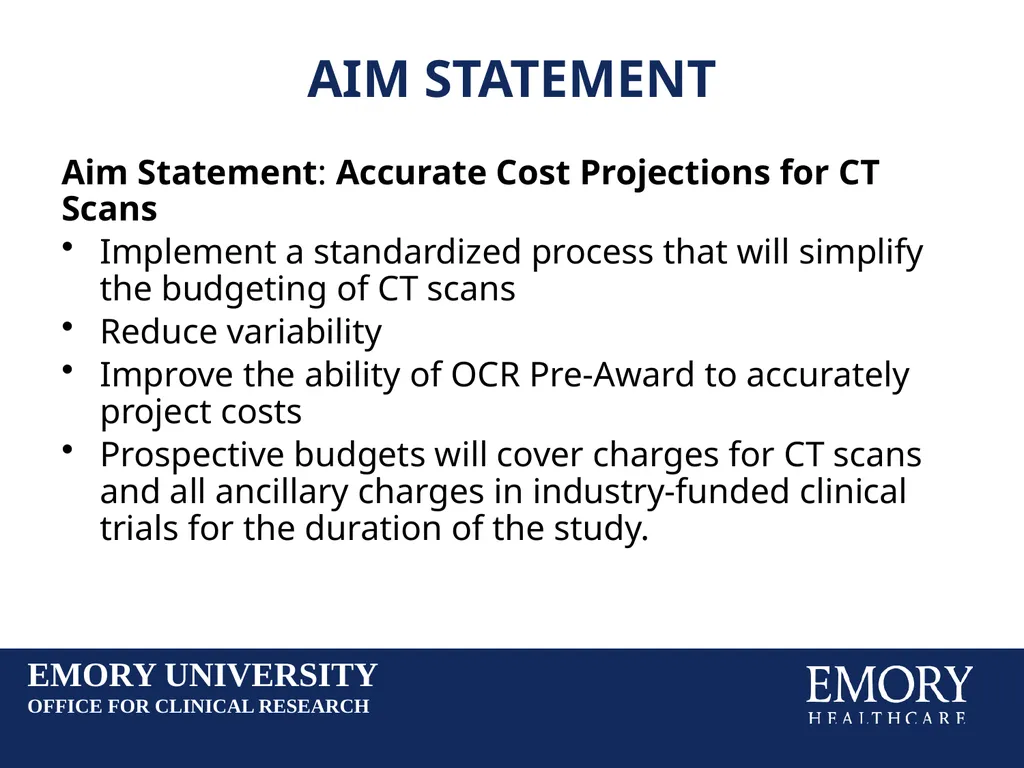 Reducing Budget Shortfalls in Clinical Trials: - slide 9 of 22