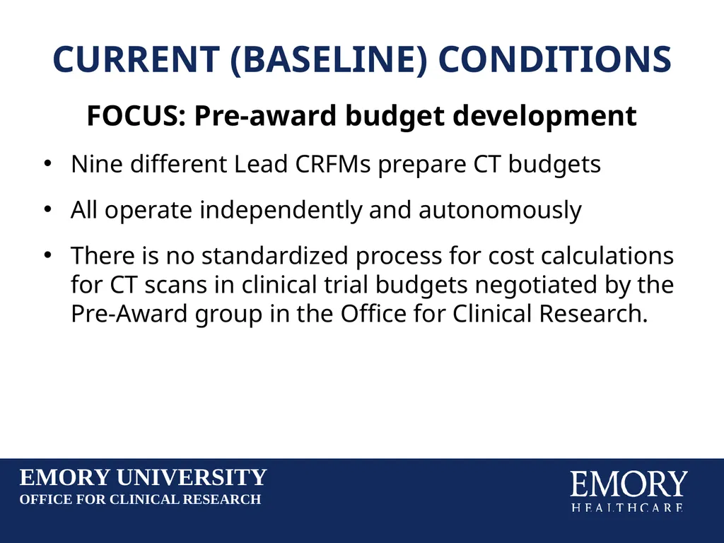 Reducing Budget Shortfalls in Clinical Trials: - slide 8 of 22