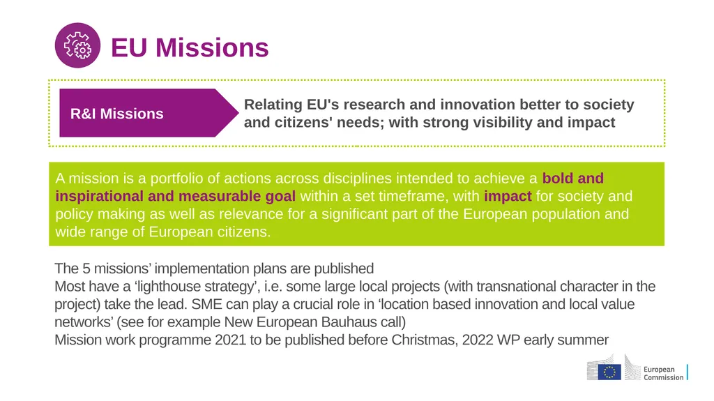 A quick introduction for newcomers HORIZON EUROPE - slide 13 of 18