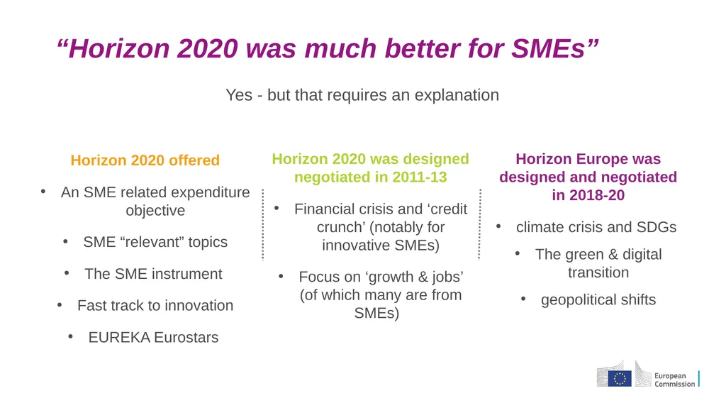 A quick introduction for newcomers HORIZON EUROPE - slide 10 of 18