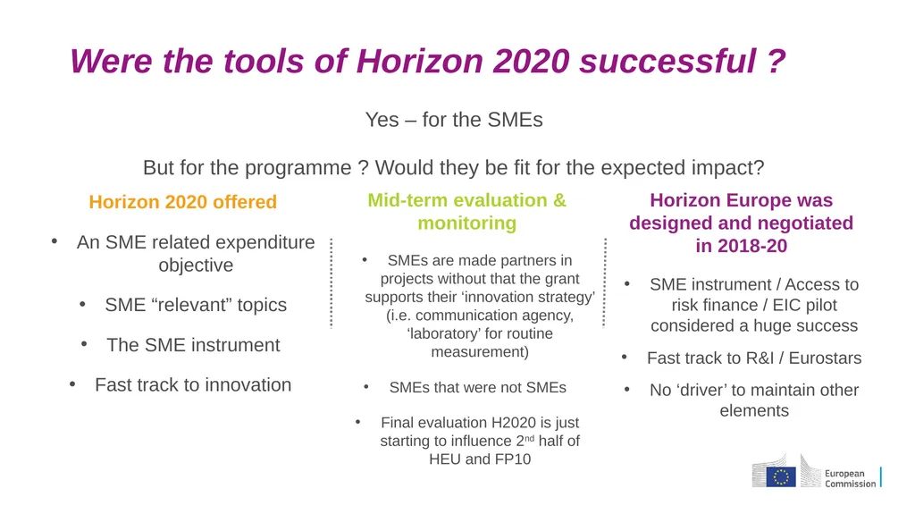A quick introduction for newcomers HORIZON EUROPE - slide 11 of 18