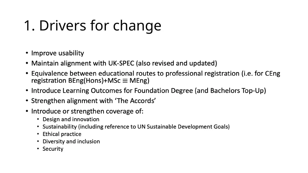 Accreditation of Higher Education Programmes AHEP - slide 3 of 17