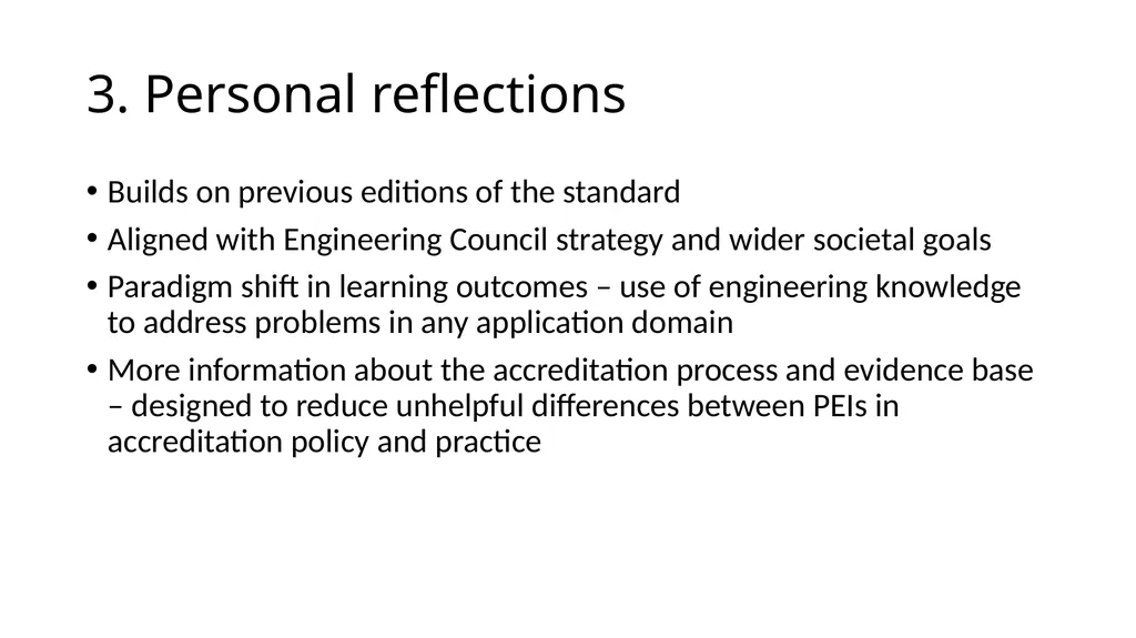 Accreditation of Higher Education Programmes AHEP - slide 14 of 17