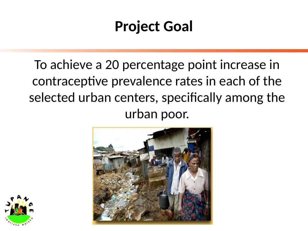 Tupange - The Kenya Urban Reproductive Health - slide 4 of 17