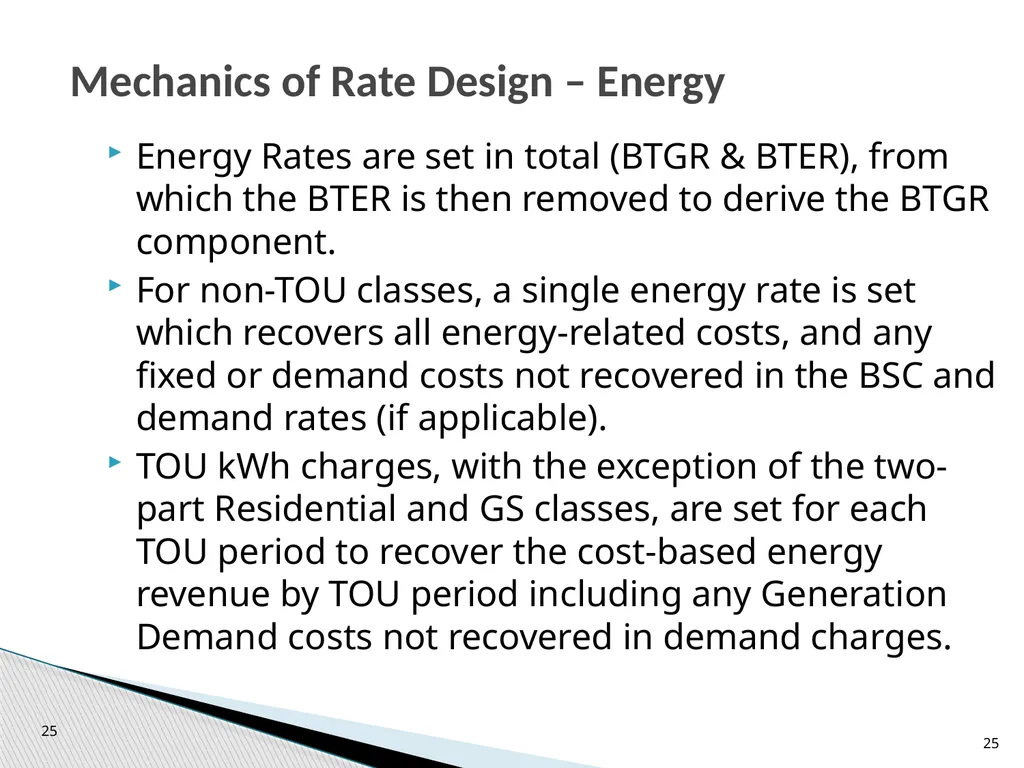 Cost of Service Studies April 14, 2016 1 Used to - slide 25 of 28
