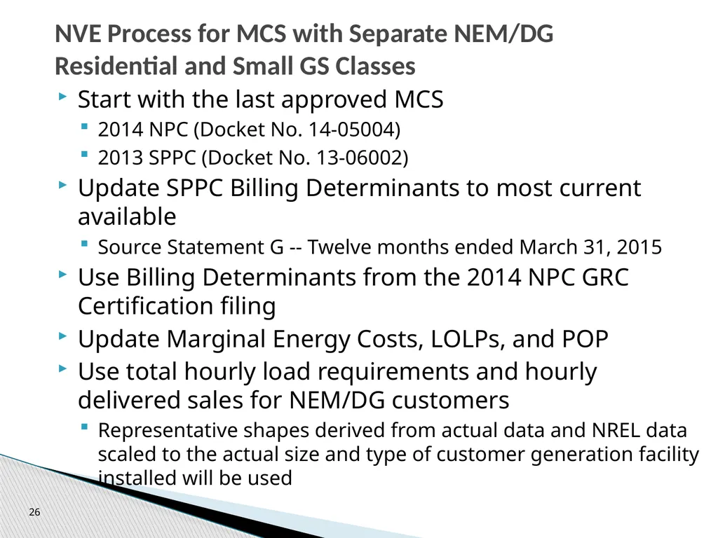 Cost of Service Studies April 14, 2016 1 Used to - slide 26 of 28