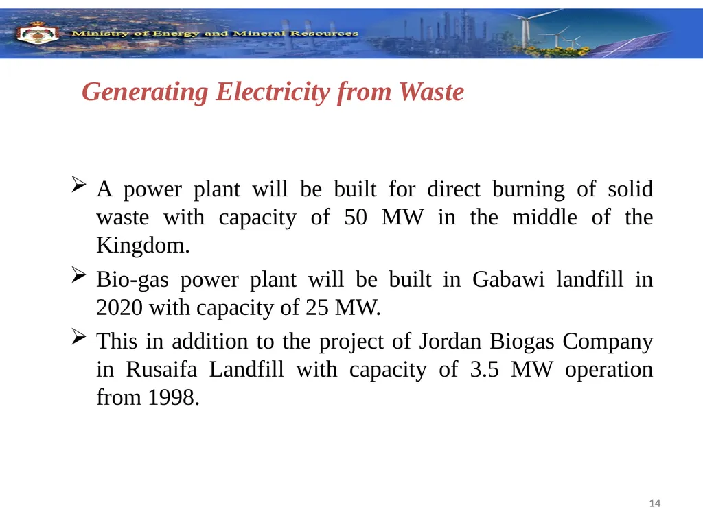 Eleventh Meeting of the Oslo Group on Energy - slide 14 of 34