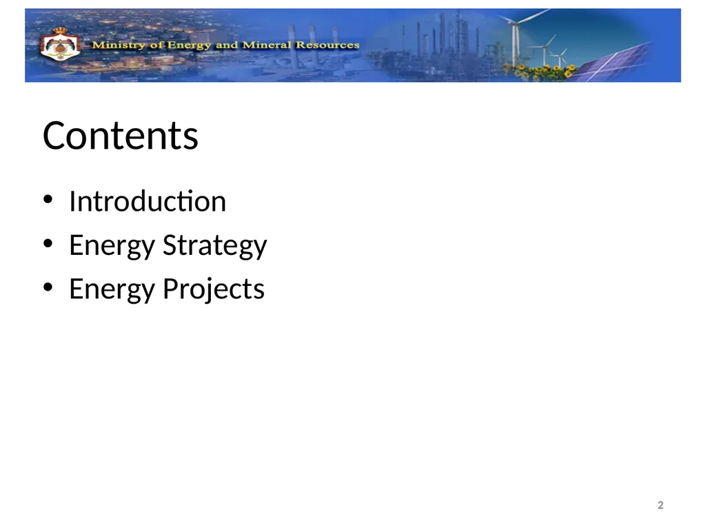 Eleventh Meeting of the Oslo Group on Energy - slide 2 of 34
