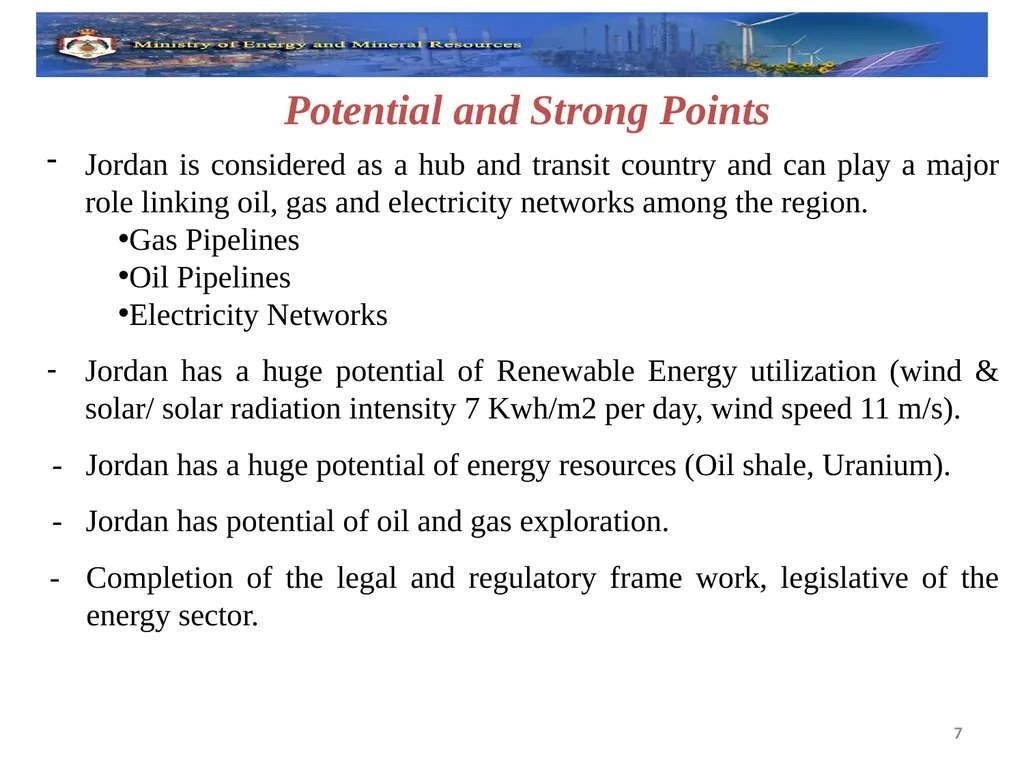 Eleventh Meeting of the Oslo Group on Energy - slide 7 of 34