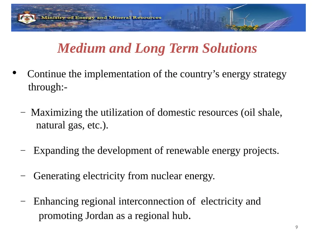 Eleventh Meeting of the Oslo Group on Energy - slide 9 of 34