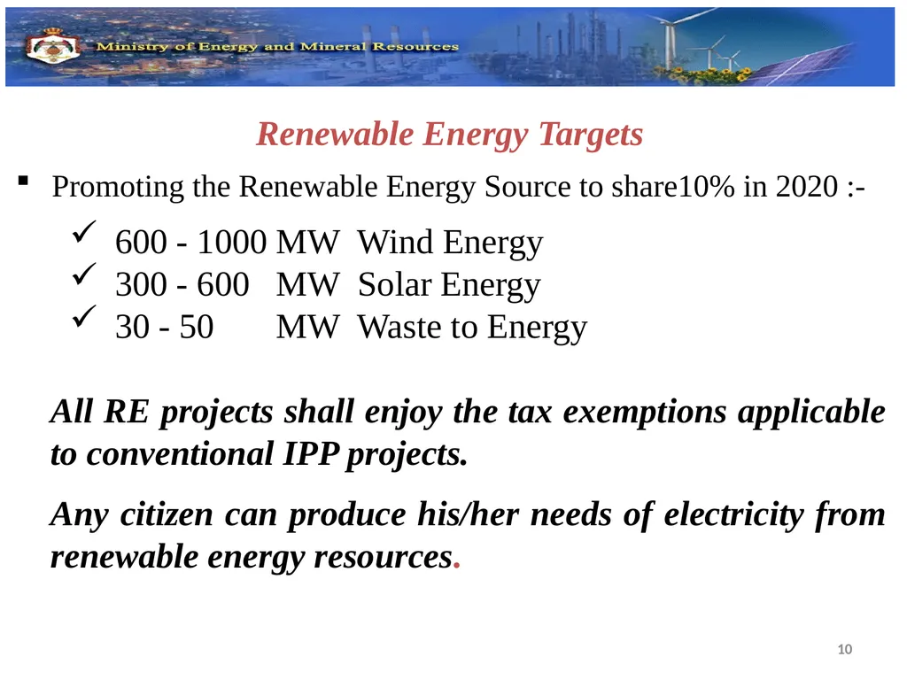 Eleventh Meeting of the Oslo Group on Energy - slide 10 of 34
