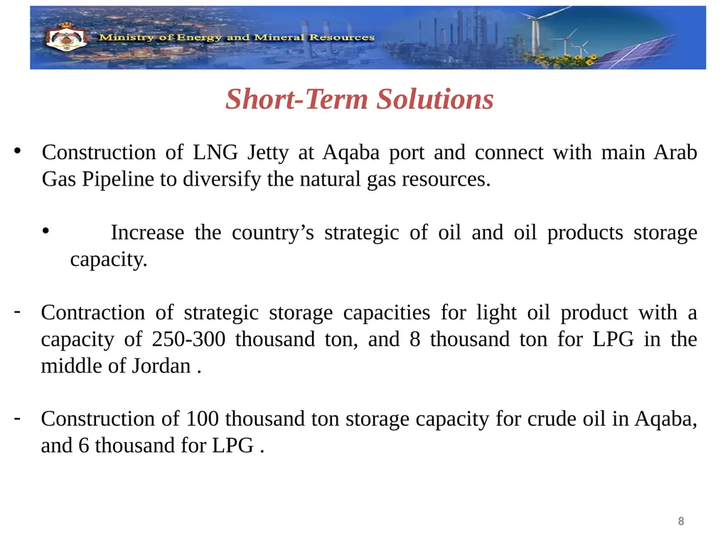 Eleventh Meeting of the Oslo Group on Energy - slide 8 of 34