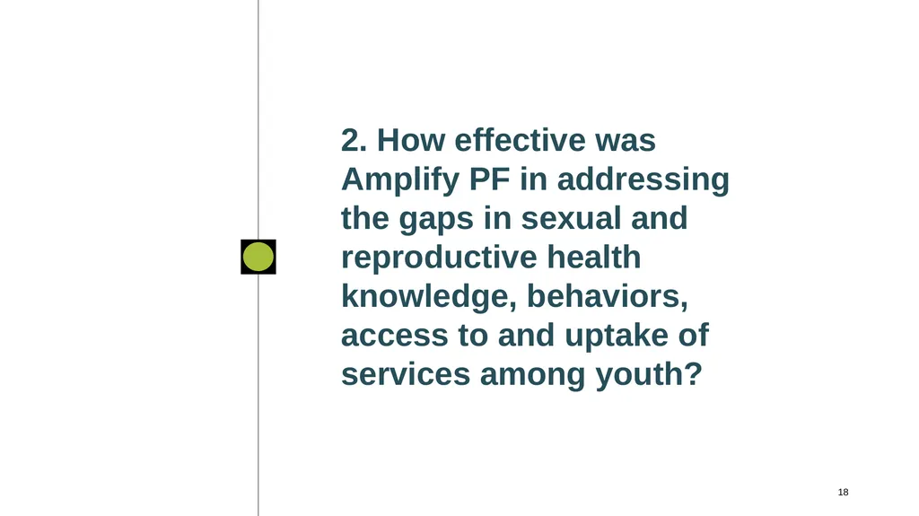 Performance Evaluation for USAID/West - slide 18 of 68