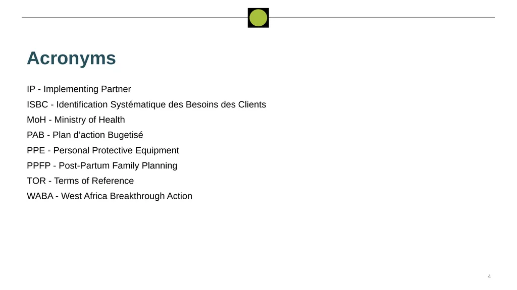 Performance Evaluation for USAID/West - slide 4 of 68