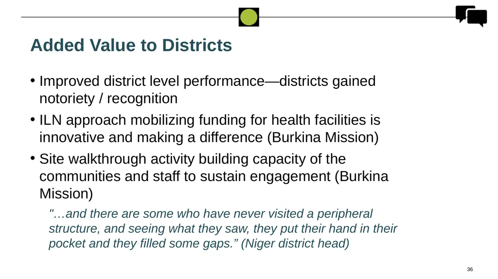 Performance Evaluation for USAID/West - slide 36 of 68