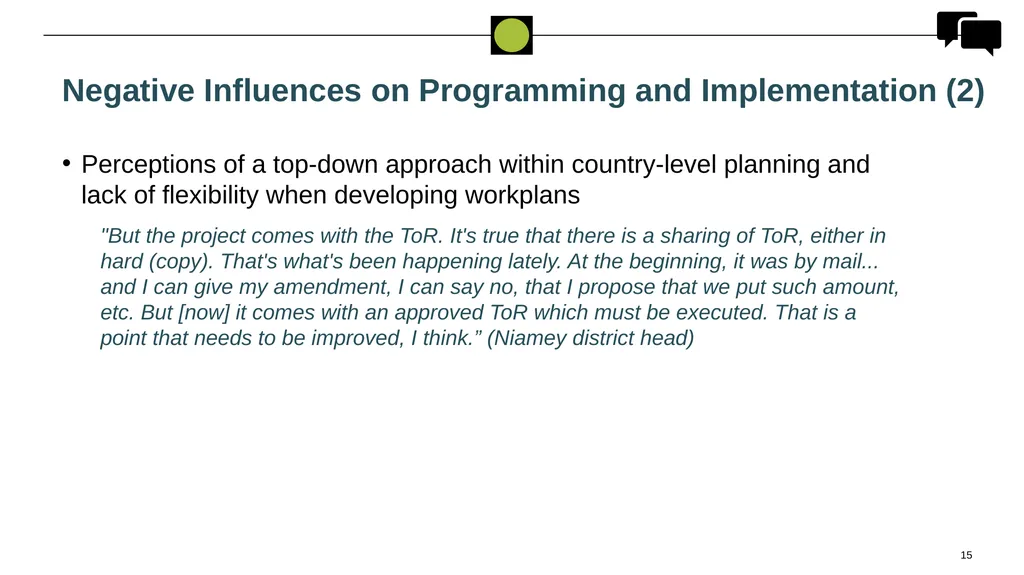 Performance Evaluation for USAID/West - slide 15 of 68