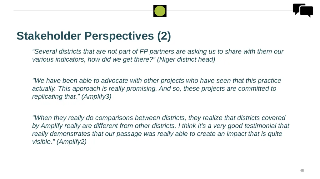 Performance Evaluation for USAID/West - slide 45 of 68
