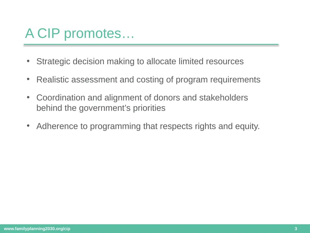 Costed Implementation Plan Resource Kit Date: - slide 3 of 16