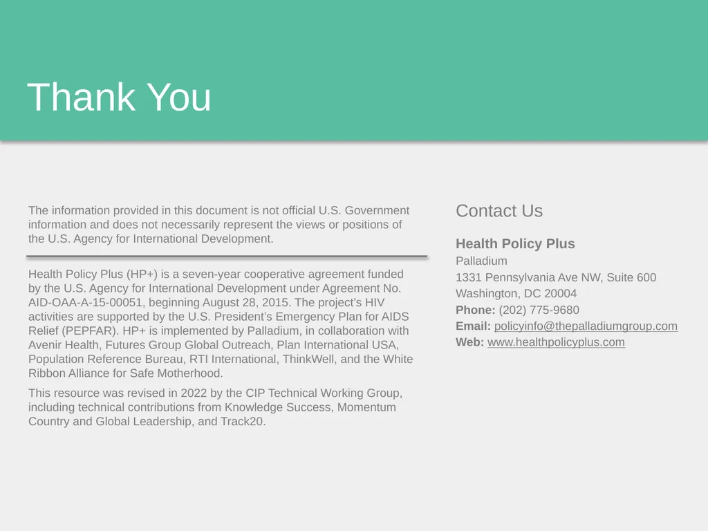 Costed Implementation Plan Resource Kit Date: - slide 16 of 16