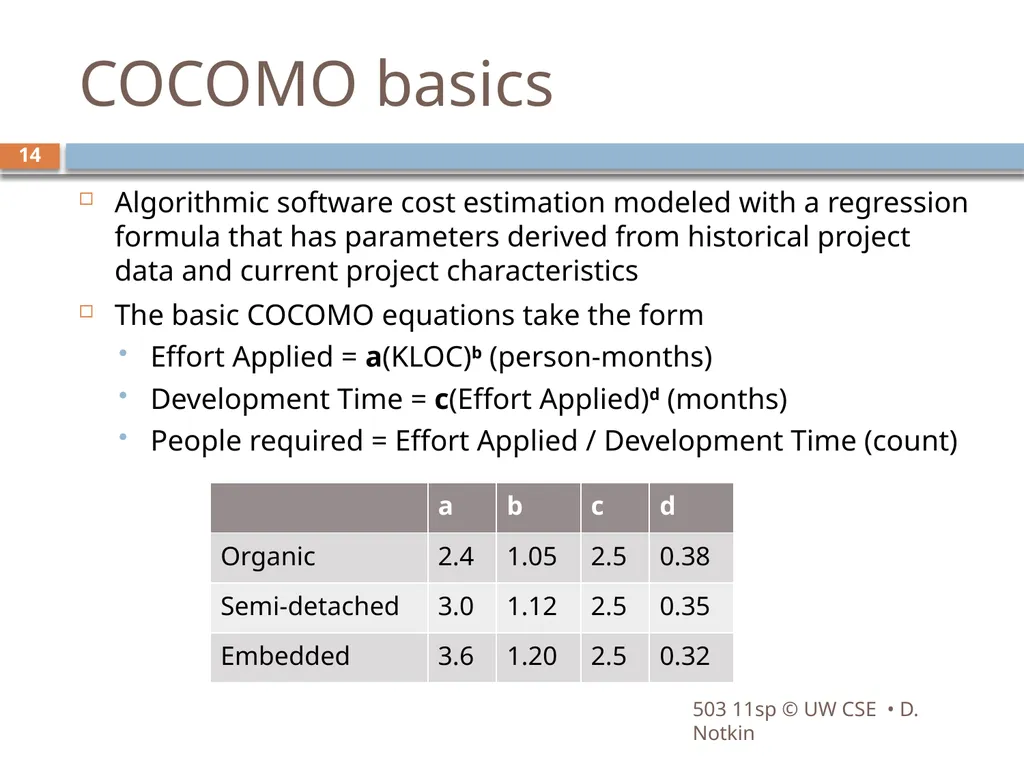 CSE503: Software Engineering Research approaches, - slide 14 of 42