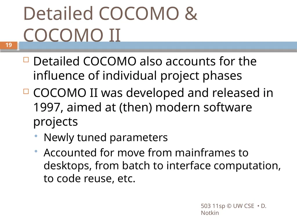 CSE503: Software Engineering Research approaches, - slide 19 of 42