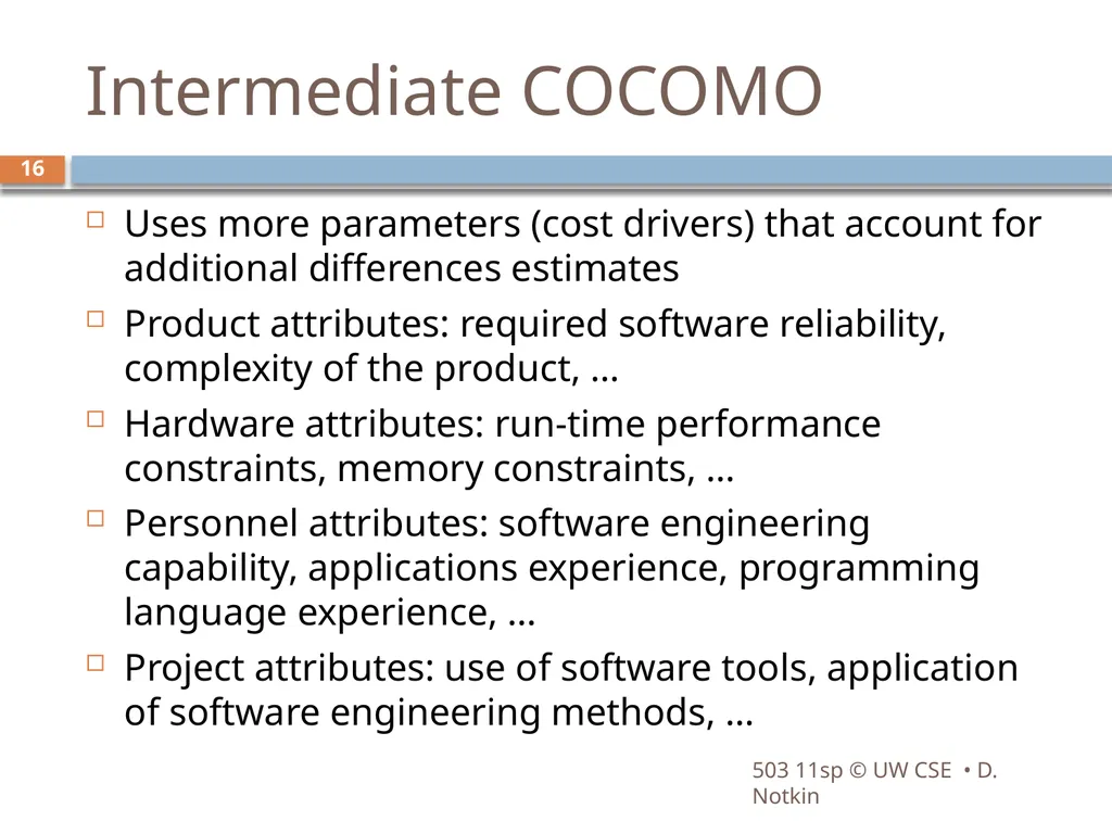 CSE503: Software Engineering Research approaches, - slide 16 of 42