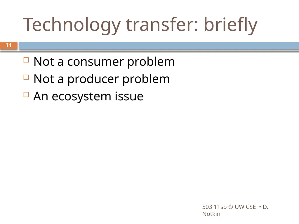 CSE503: Software Engineering Research approaches, - slide 11 of 42