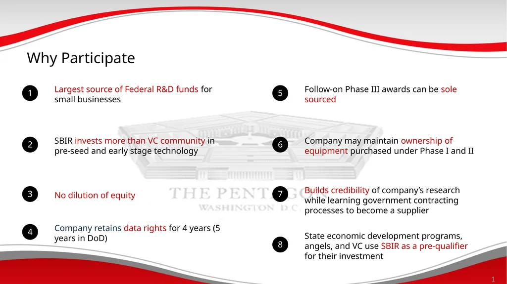 DoD Mechanisms to Assist in Commercializing - slide 16 of 28