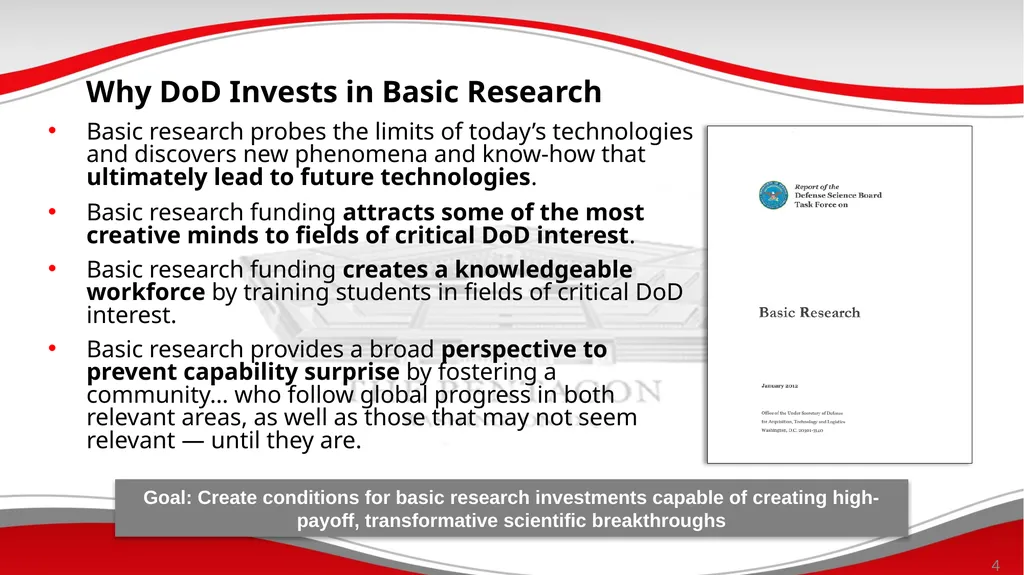 DoD Mechanisms to Assist in Commercializing - slide 4 of 28