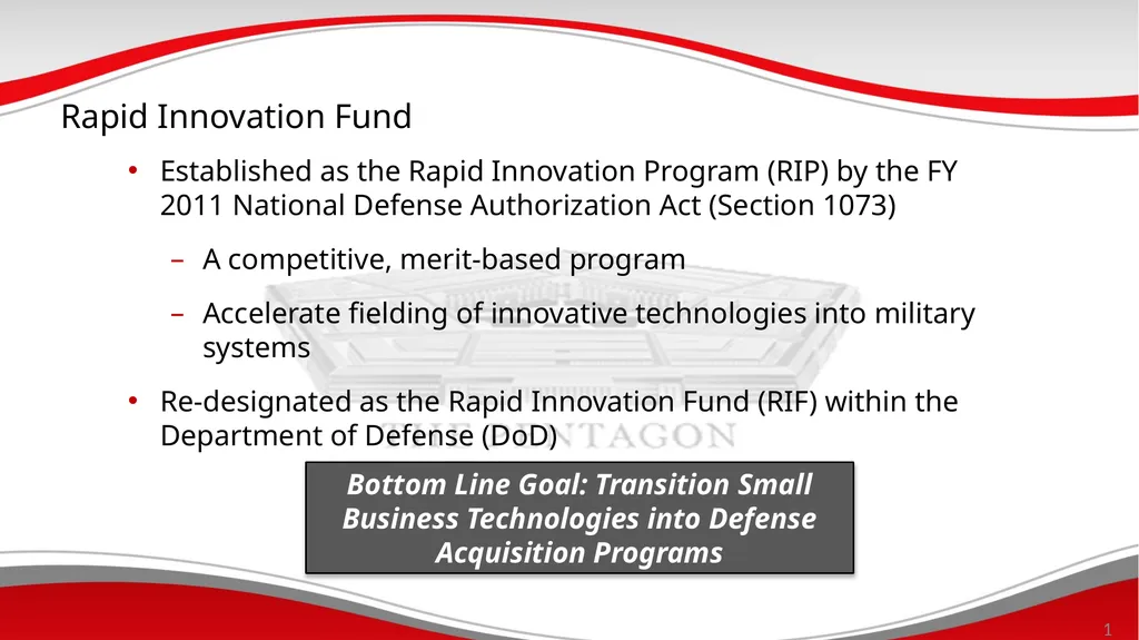 DoD Mechanisms to Assist in Commercializing - slide 19 of 28