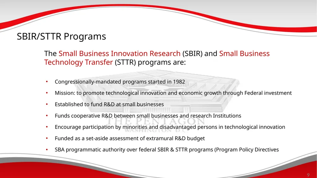 DoD Mechanisms to Assist in Commercializing - slide 9 of 28