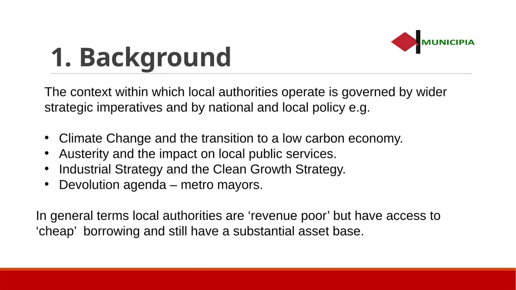 Local authorities and Sustainable Energy – - slide 2 of 10