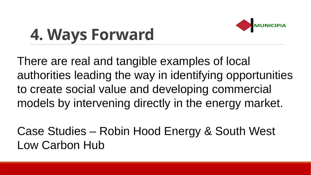 Local authorities and Sustainable Energy – - slide 7 of 10