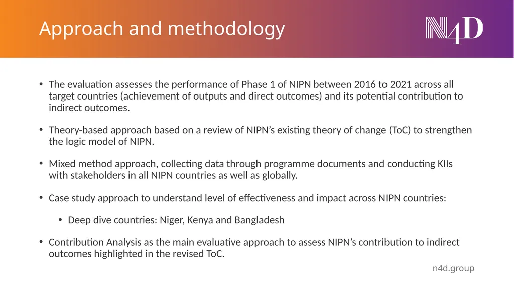 NIPN Contribution Study Preliminary findings June - slide 5 of 17