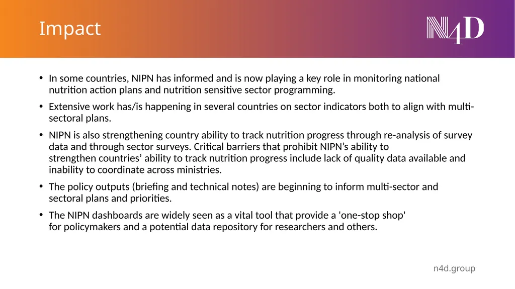 NIPN Contribution Study Preliminary findings June - slide 12 of 17