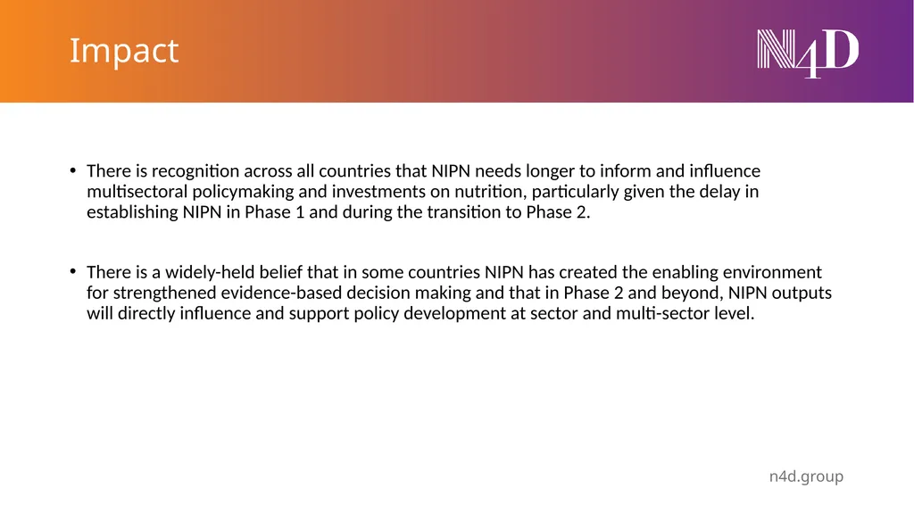 NIPN Contribution Study Preliminary findings June - slide 13 of 17