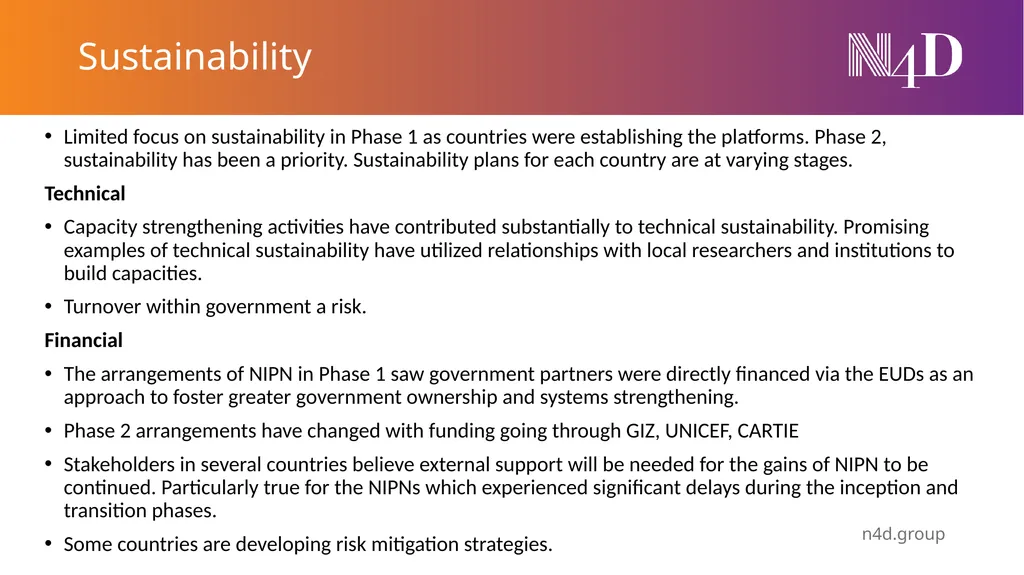 NIPN Contribution Study Preliminary findings June - slide 14 of 17