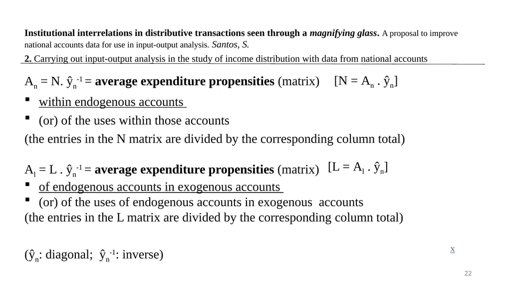 30th International Input-Output Association - slide 22 of 22