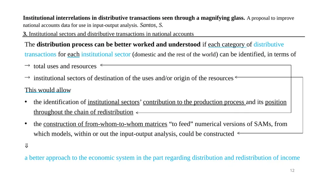 30th International Input-Output Association - slide 12 of 22