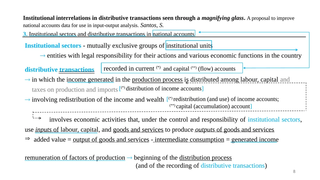 30th International Input-Output Association - slide 8 of 22