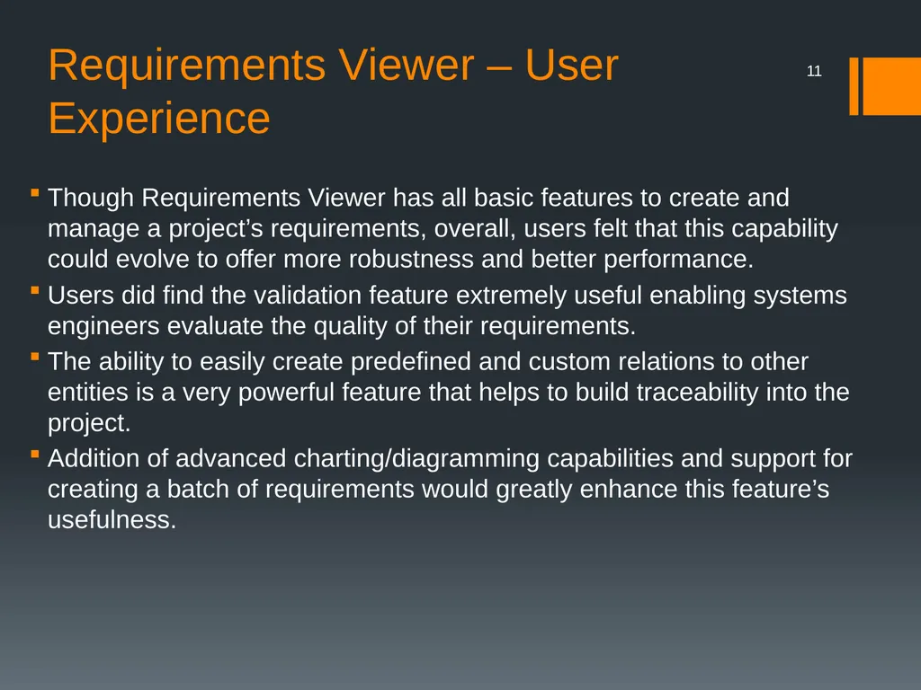 Innoslate™ Systems Engineering Management Tool - slide 11 of 23