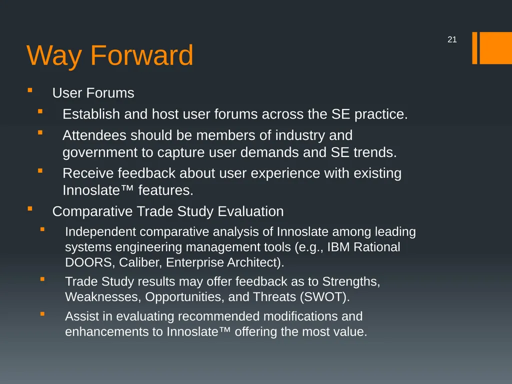 Innoslate™ Systems Engineering Management Tool - slide 21 of 23