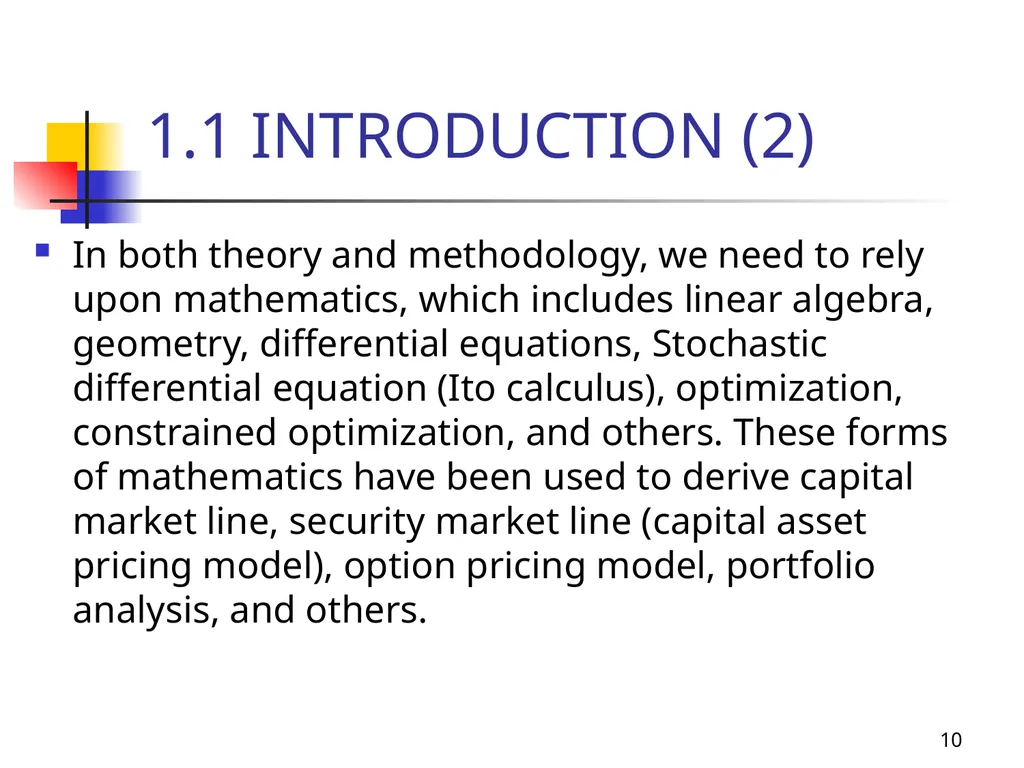 1 Introduction to Financial Econometrics, - slide 10 of 67