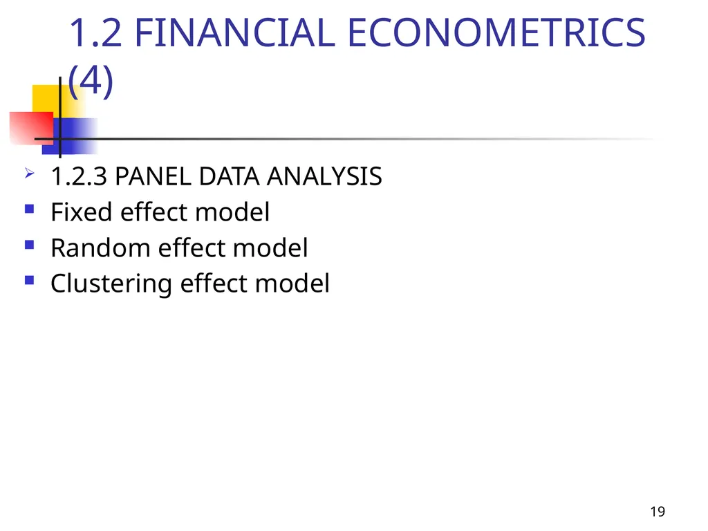1 Introduction to Financial Econometrics, - slide 19 of 67