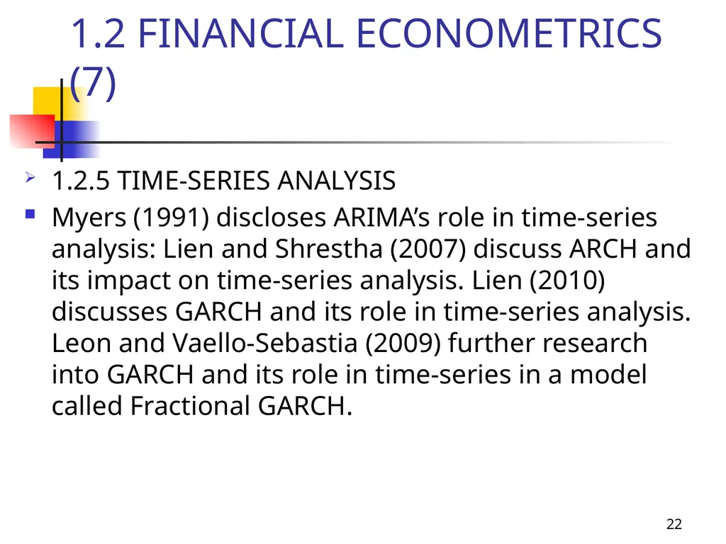 1 Introduction to Financial Econometrics, - slide 22 of 67